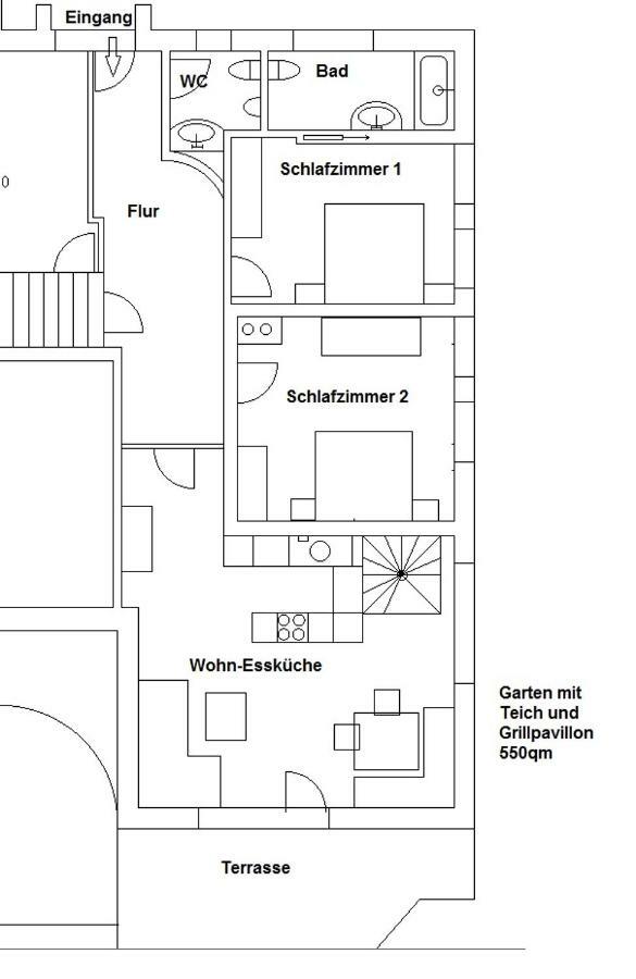 Ferienwohnung Messewohnung Muenchen Ost Forstern Buitenkant foto